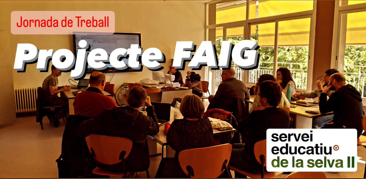 se_selva2's tweet image. Avui jornada de treball al @cesire_cat com a referents #CRP del projecte #FAIG Com funcionen les eines del #projecteFAIG?