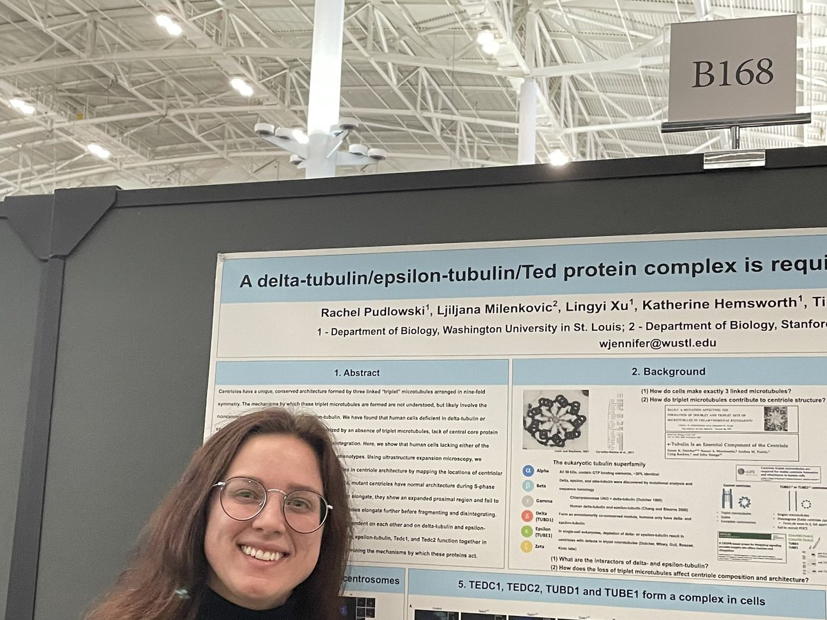 Wang lab is at #cellbio2023! Come see our extraordinary RA Rachel give our poster this afternoon! B168!
