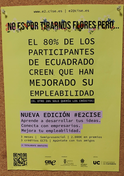 AdolfoCoboUC's tweet photo. A mi me convence @emprendecise #E2CISE https://t.co/Z6PAfcceMb