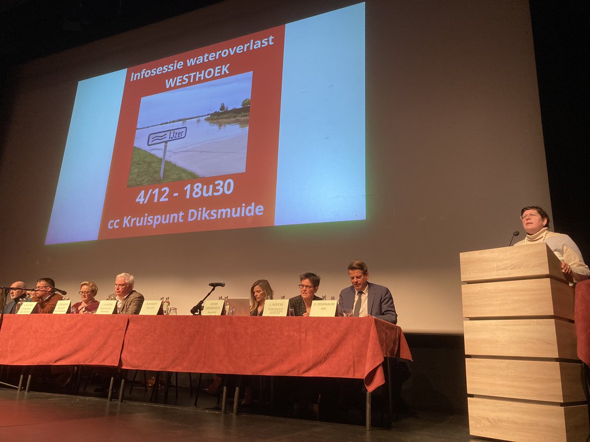 CrisisWVL's tweet image. Vanavond de eerste infosessie over de wateroverlast in Diksmuide