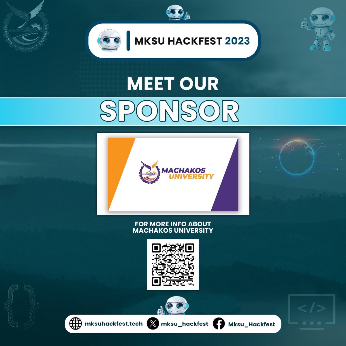 mksu_hackfest's tweet image. 🙌A massive shoutout to our #MksuHackfest2023 sponsors and community partners! Your support fuels innovation and community growth
Thank you🙏 We are grateful

@TheLornaJuma @Oracle @OracleAcademy @mksu_official @_echo3D_  @ICPKushites  #oracleacademy 
#ICPhub
#ICPKushites 
#echo3