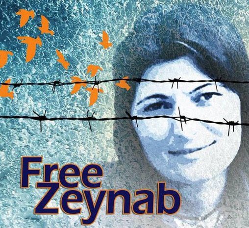 ژن هێمای خۆڕاگریە.... تۆ ئەمەت بە کوردستان سەلماند.... #FreeZeynabJalalian