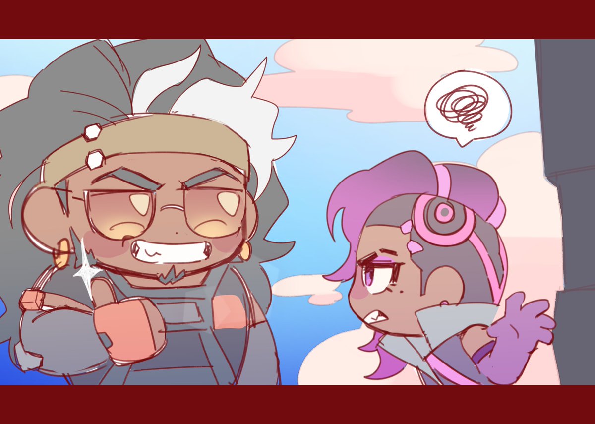 마우가 애니매틱 보면서 낙서 안 할 수가 없었다... 언제 완성할지는 모름 따봉우가~👍