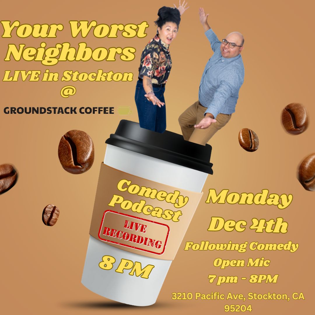 YWN_Podcast's tweet photo. This is happening in Stockton today at Groundstack Coffee. Come join the fun and be part of our podcast episode. https://t.co/55qlHXySgt