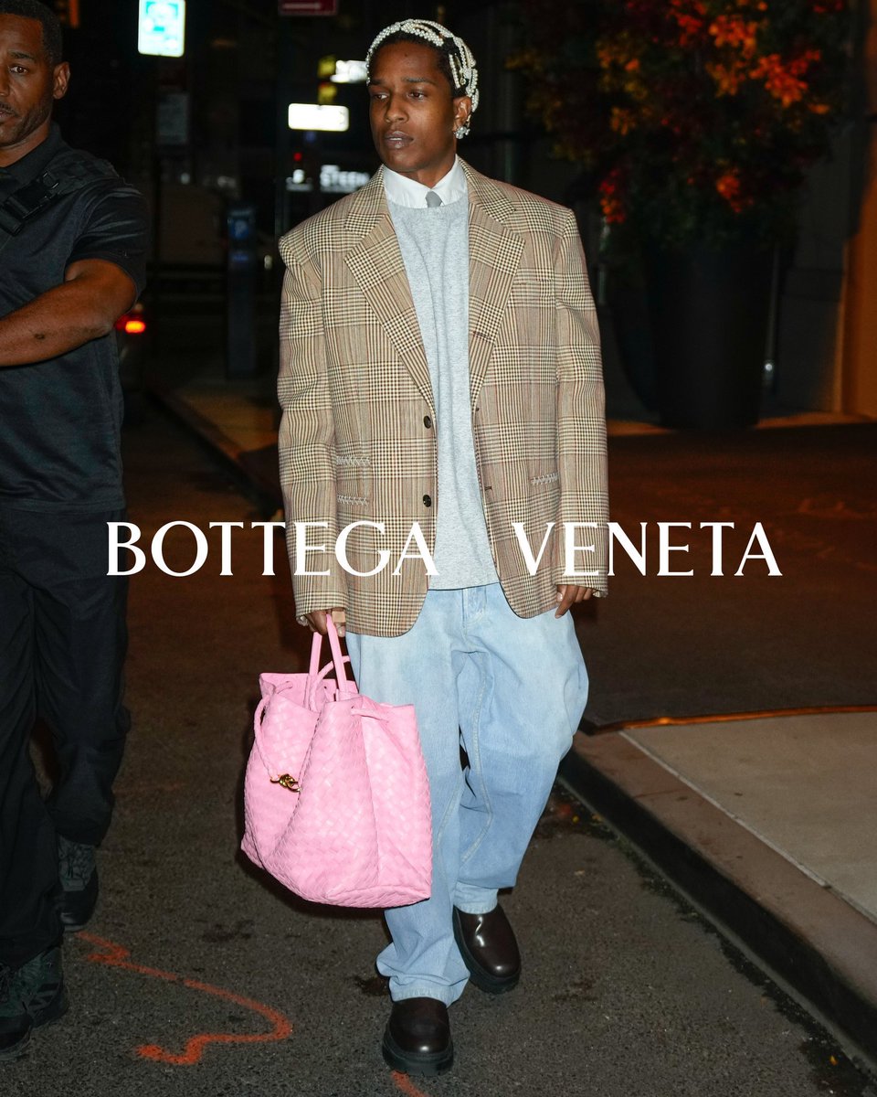 jacquemusx's tweet photo. A$AP Rocky for Bottega Veneta https://t.co/qG2Hstaqg8