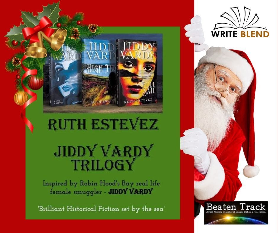 Thank you to @WriteBlendbooks & all the #bookshops who are stocking the Jiddy Vardy #trilogy including the latest - Full Sail! Hope everyone supports their local bookshop & give the best of presents - books! #HistoricalFiction #jiddyvardy #christmaspresents #readersoftwitter