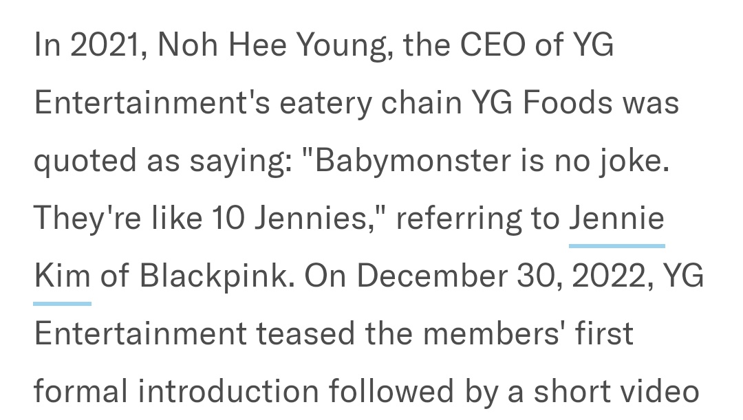 NSWERdefender's tweet photo. @kchartsmaster I thought Babymonster was supposed to be their next Blackpink?? 💀 They were even hyping them up as having 10 Jennies?? 😭😭 https://t.co/sj6TPdQ54r