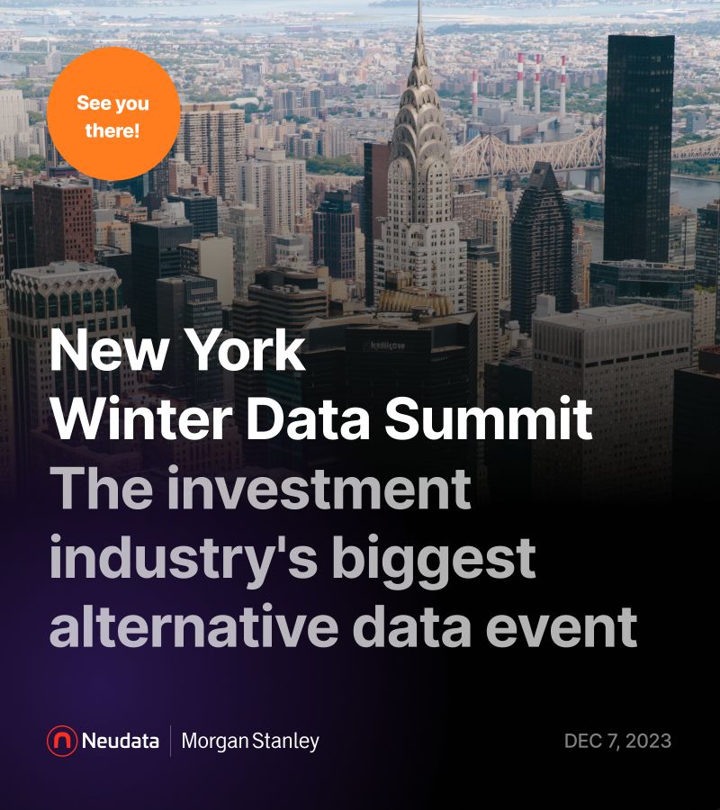 @SpiderRockChi's Craig Iseli and Kasia Kobylarz will be attending @neudatalab's New York winter data summit 2023 on December 7th! SpiderRock will host one-on-one meetings to delve into our offerings and connect with the team! Learn more:rb.gy/qx7c1n #NeudataNY2023