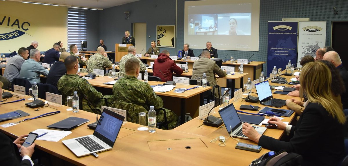UN_Disarmament's tweet photo. 📍Croatia
Ammunition experts from South East Europe gathered last week to unpack the Ammunition Global Framework, hosted by @RACVIAC, w. @UN_Disarmament &amp; @theAMATeam, w. substantive support by @UNIDIR, @UNDP_SEESAC, @conflictarm, @MAGsaveslives, @SmallArmsSurvey, @ITFsi &amp; @OSCE. https://t.co/cFcthDcFhf