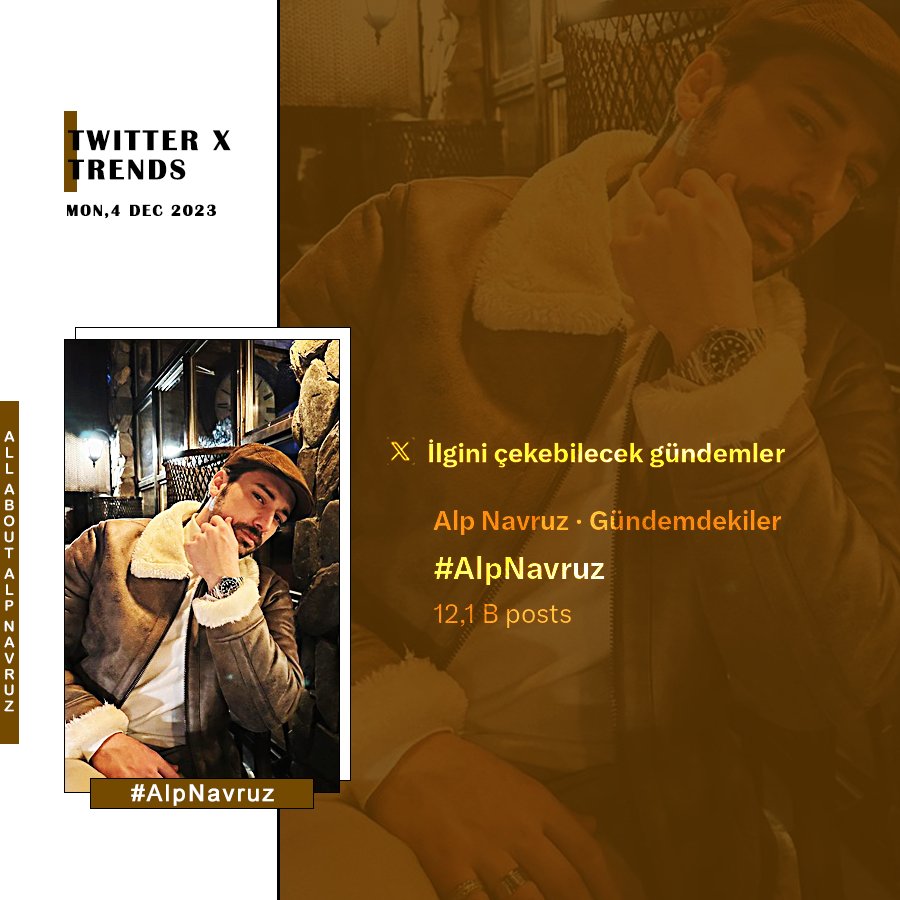 allaboutnavruz's tweet photo. Alp Navruz 12.1 B posts ile gündemde yerini aldı. ✨

#AlpNavruz • @AlpNavruz https://t.co/0qH30DWjLH