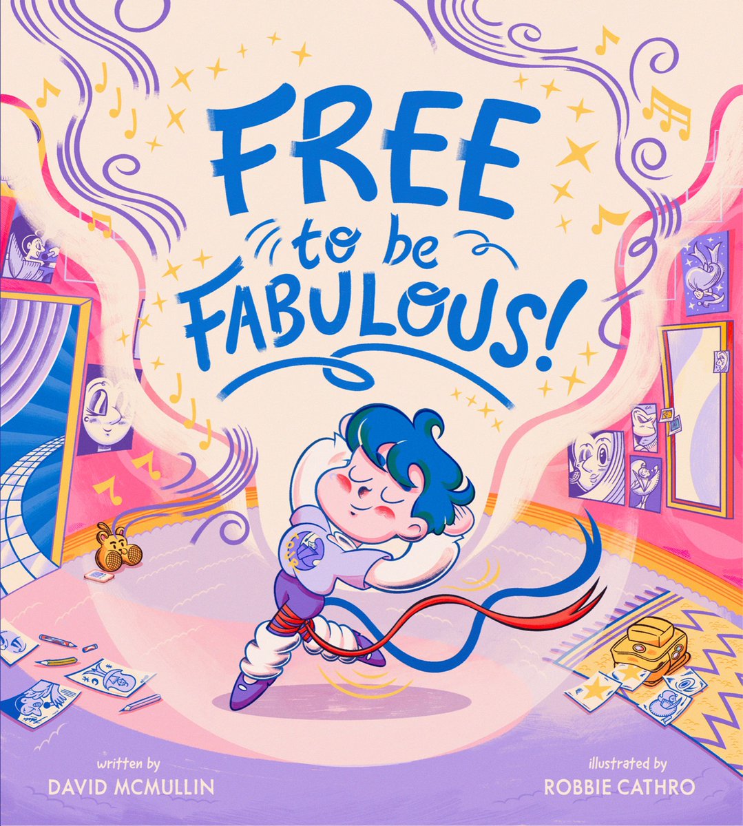 Robbie Cathro π³οΈβπ (@robbiecathro) on Twitter photo β¨COVER REVEALβ¨ Iβm excited to announce βFREE TO BE FABULOUSβ, written by the wonderful @davidmcmullinpb and illustrated by me! Telling the story of a young kid who aims to channel their inner superstar βοΈ Published through <a href="/ClarionBooks/">Clarion Books</a>, out Summer β24 π β¨COVER REVEALβ¨ Iβm excited to announce βFREE TO BE FABULOUSβ, written by the wonderful @davidmcmullinpb and illustrated by me! Telling the story of a young kid who aims to channel their inner superstar βοΈ Published through <a href="/ClarionBooks/">Clarion Books</a>, out Summer β24 π