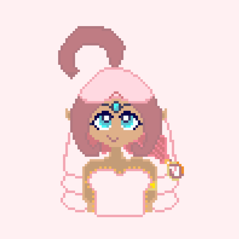 GRYMHAVET's tweet photo. Shahra #SonicTheHedgehog #pixelart #pixelartwork #pixelartist #genie https://t.co/KeH6tNhLFr