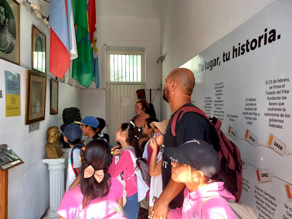 PilarTurismo's tweet photo. 📣 Llevamos a cabo una visita educativa con alumnos de la EP Nº 23 de Villa Astolfi
💁🏻El paseo guiado por el Casco Histórico les permitió conocer en profundidad los lugares más emblemáticos de los orígenes de nuestra ciudad.

 Conocé más👉🏽https://t.co/4CQwFBFNWn

#PilarTurismo https://t.co/DiWsu3BYtJ