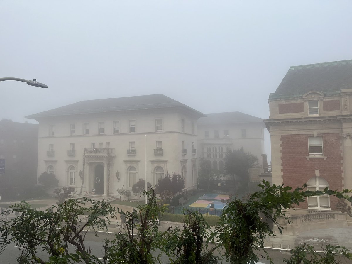 RebaTeaching's tweet image. A view from my classroom:

@fog_karla made sure to visit @sacredheartsf this Monday morning to welcome us back from the weekend!