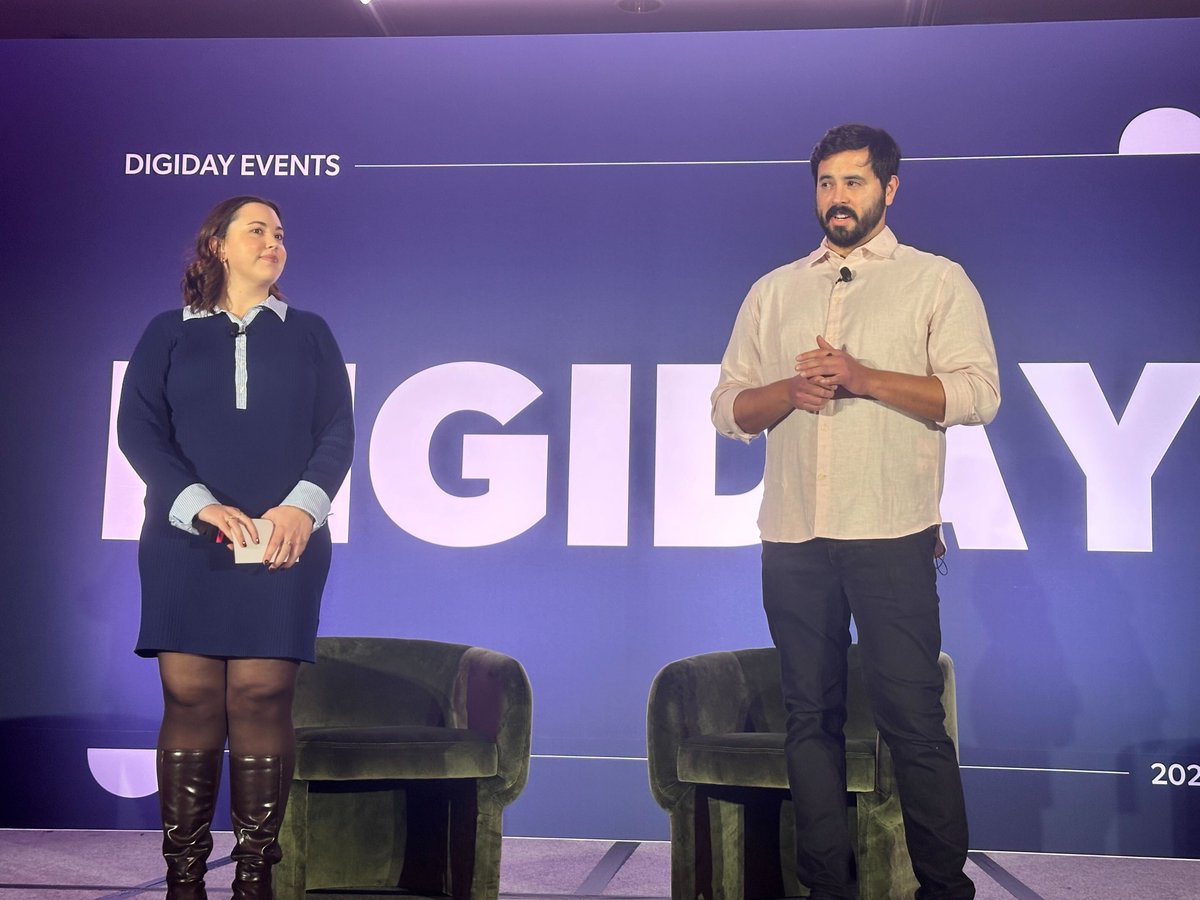 Digiday's tweet photo. Here we go! @petersontee and @KayleighJBarber kick off the Digiday Programmatic Marketing Summit in New Orleans. #digidayprogrammatic https://t.co/VOaibOJbpQ