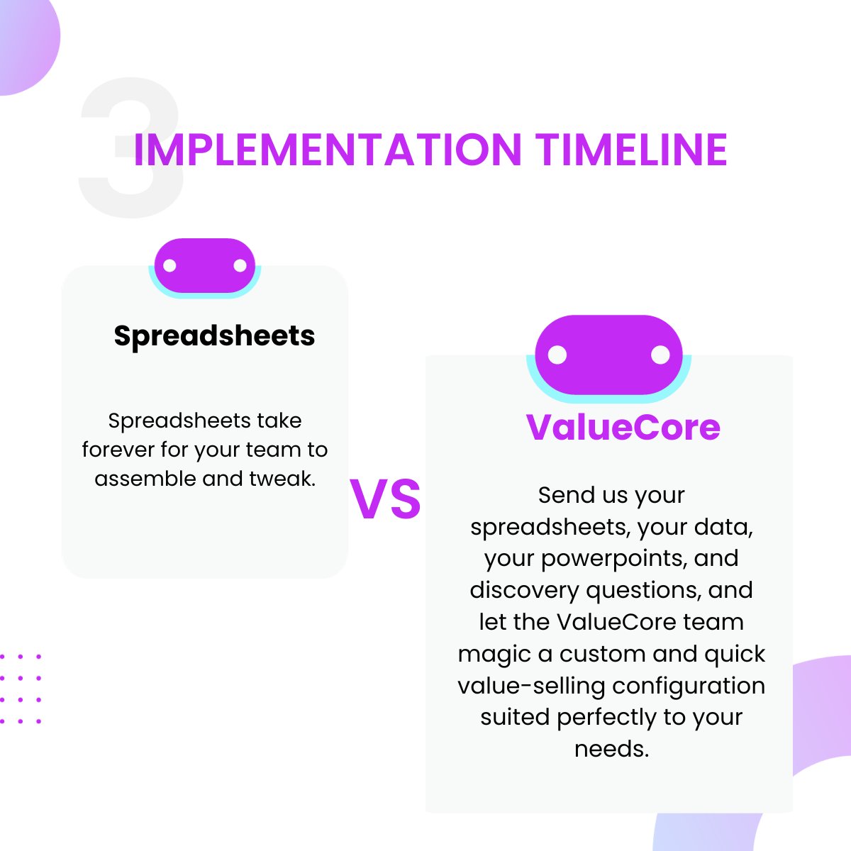 In the ValueCore vs. spreadsheet ROI model debate, there’s a clear winner. 

Get a free trial of ValueCore and see the difference for yourself today!
bit.ly/3GpuKVU

#ValueCore #SalesPlatform #CustomSelling #Spreadsheets #FreeTrial