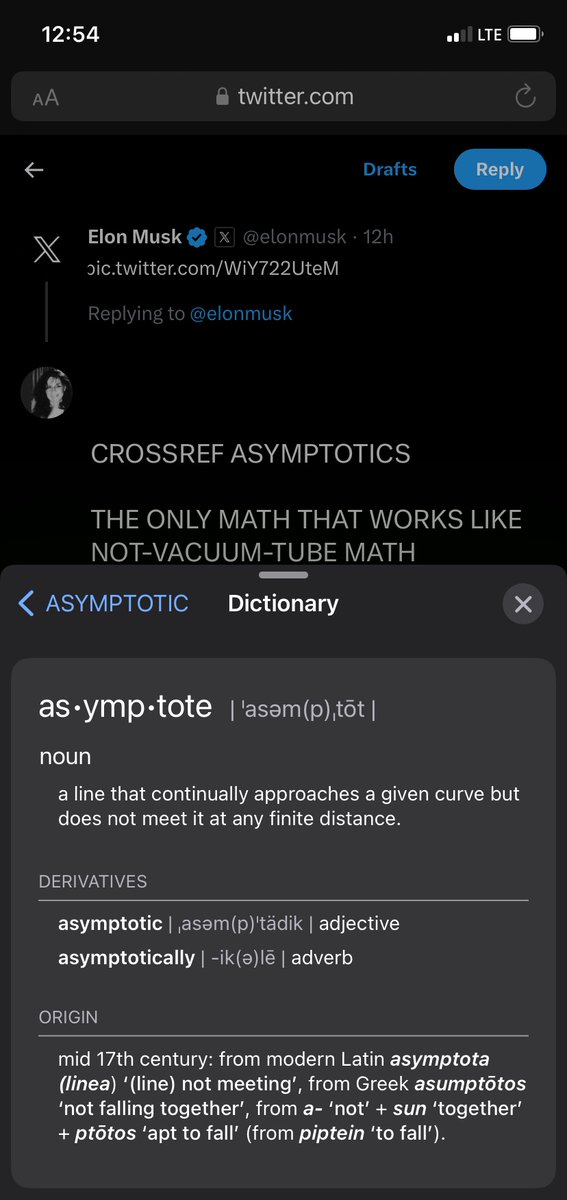 @elonmusk @ELONMUSK 

CROSSREF ASYMPTOTICS

THE ONLY MATH THAT WORKS LIKE NOT-VACUUM-TUBE MATH 

IS GOOGLEMATH

BECAUSE

THE GOOGLEHELLIONS 

LIKE THEIR OVERLORDS
SCHUMER ET ALL

PUT THEIR 

THUMB ON ANYEVERY SCALE

[HI KENT]