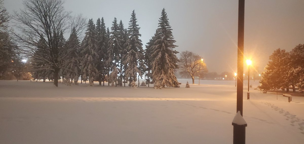 Paysages matinaux hivernaux. Mtl t'es belle les 4 saisons! #Montreal #parcjarry
