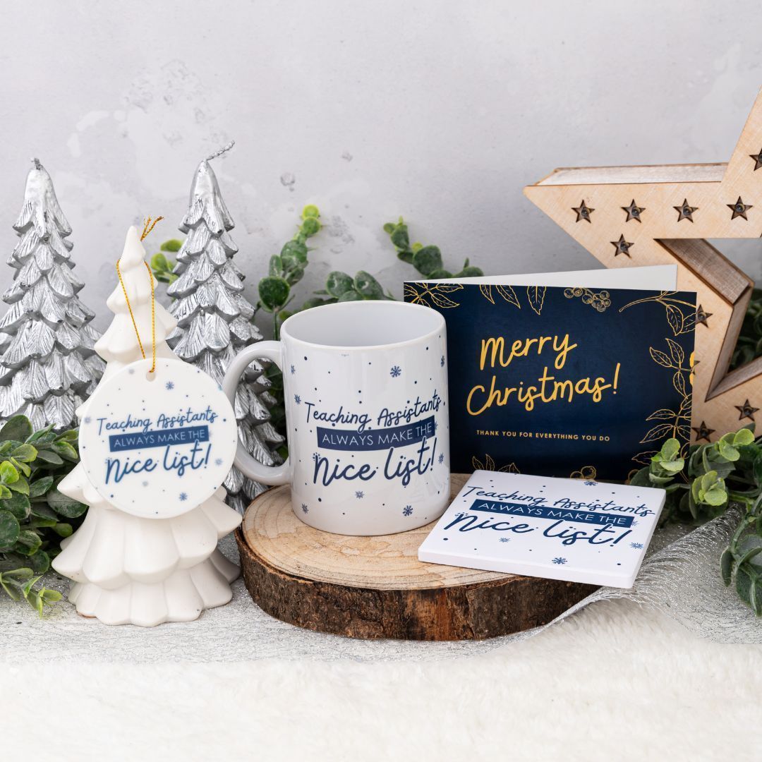TPositiveTC's tweet photo. Looking for a gift for a Teaching Assistant? We have the perfect gift set containing a ceramic coaster, decoration and personalised mug. The set also comes with a Christmas card so you’re all set to go! Click here to get yours https://t.co/OkHtORcGPC
#giftsforteachers #TAGift https://t.co/hCCvrCmn0J