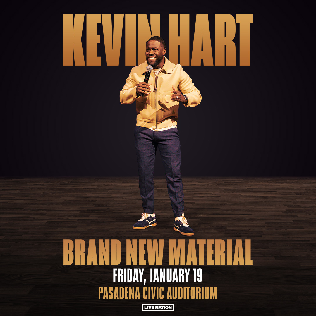 JUST ANNOUNCED: @kevinhart4real will be live at the @pasadenacivic on January 19, 2024! Presale Begins Wednesday December 6th at 10am! Use Offer Code CIVIC for access. Details at ticketmaster.com/event/0B005F7B… #visitpasadena #pasadenacivic #kevinhart