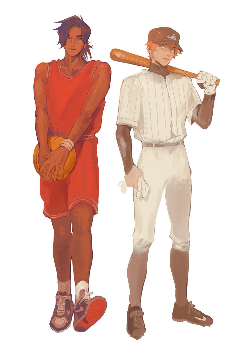 basketball meets baseball au #chaeya