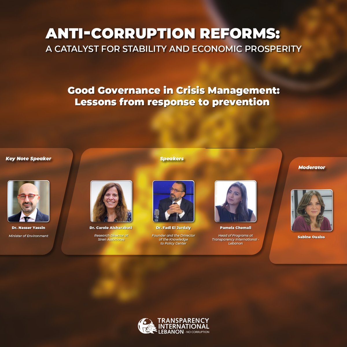 Join us for a transformative session at our Annual Anti-Corruption Conference! 🗓️ This year, we're diving into "Good Governance in Crisis Management: Lessons from Response to Prevention" featuring an incredible lineup of speakers: