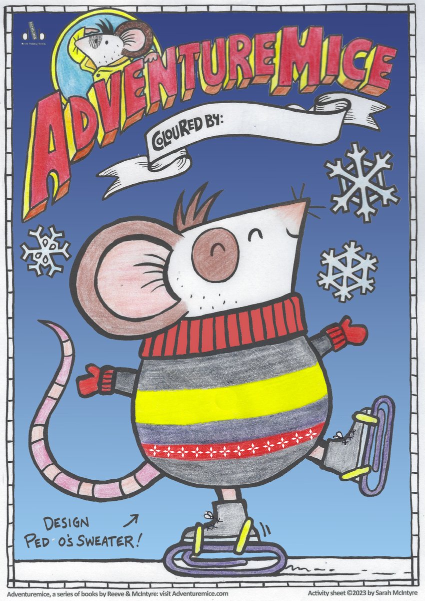 Well, this turned out nothing like I imagined... but A for effort? 😂

Pedro from #Adventuremice series by @jabberworks and @philipreeve1. Design yours over at adventuremice.com. Happy holidays! ❄️🐭