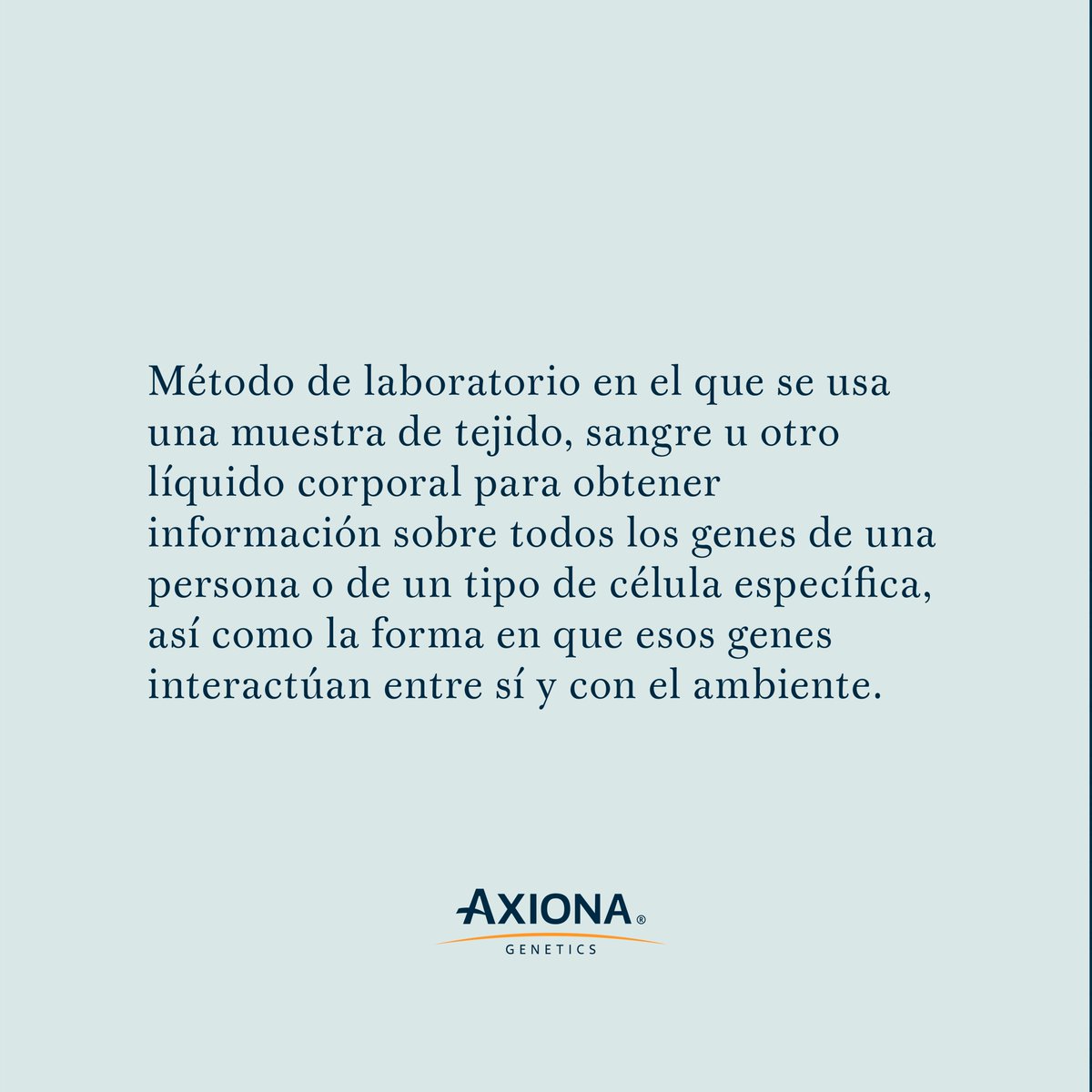 AxionaGenetics's tweet image. ¿Usted ya se realizó un perfil genómico?

Este estudio sirve para:
Entender por qué algunas personas presentan ciertas enfermedades y otras no.
Buscar mutaciones u otros cambios genéticos en el tumor, ayudando a comprender mejor cómo se forman los distintos tipos de cáncer.