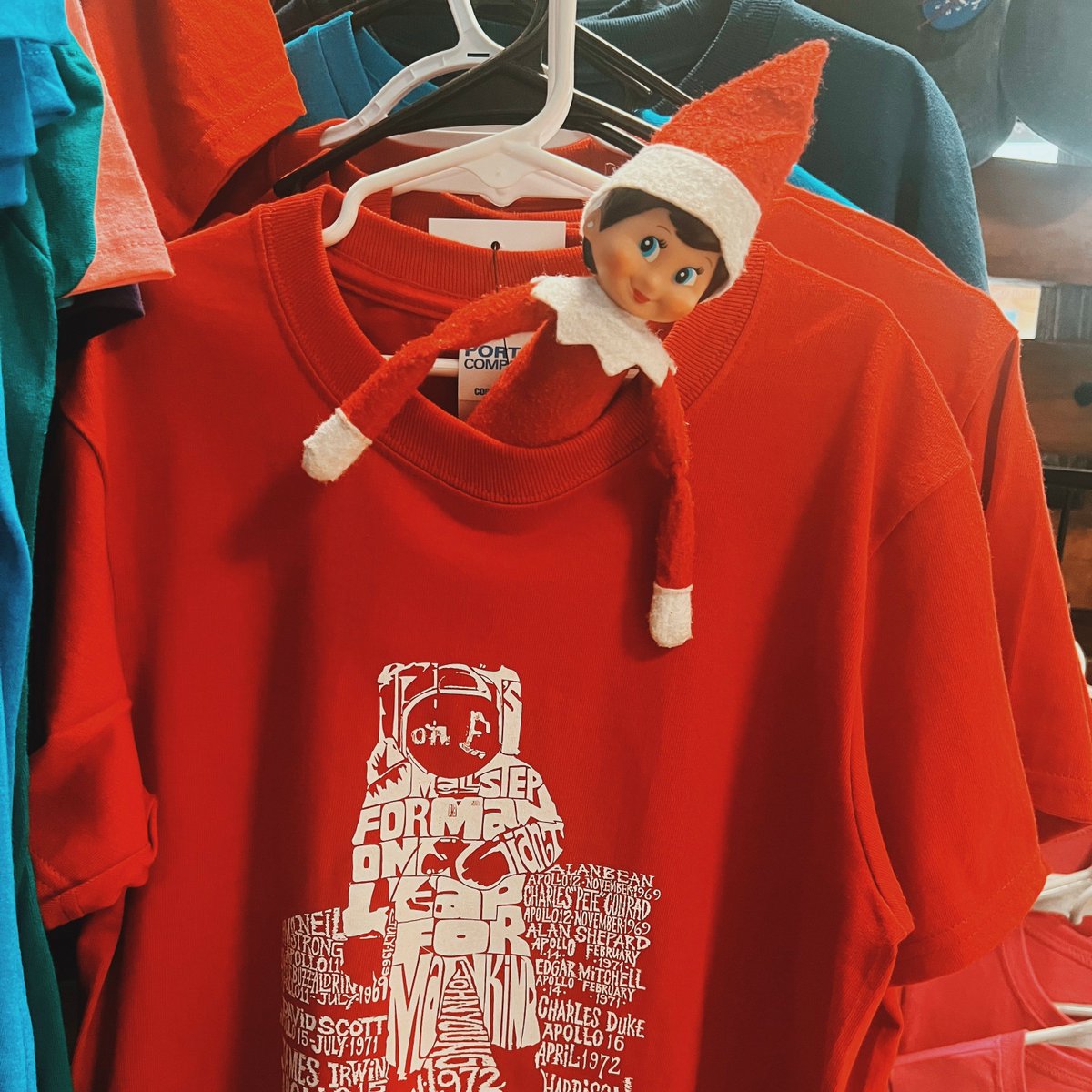 ECScienceCenter's tweet image. Rosie the Elf is back at the science center! One of her first stops was to visit the gift shop and see all the new items we have ready for holiday shopping. ❤️  Follow along on Rosie's adventures at the science center on our Instagram at buff.ly/3GgTeQV