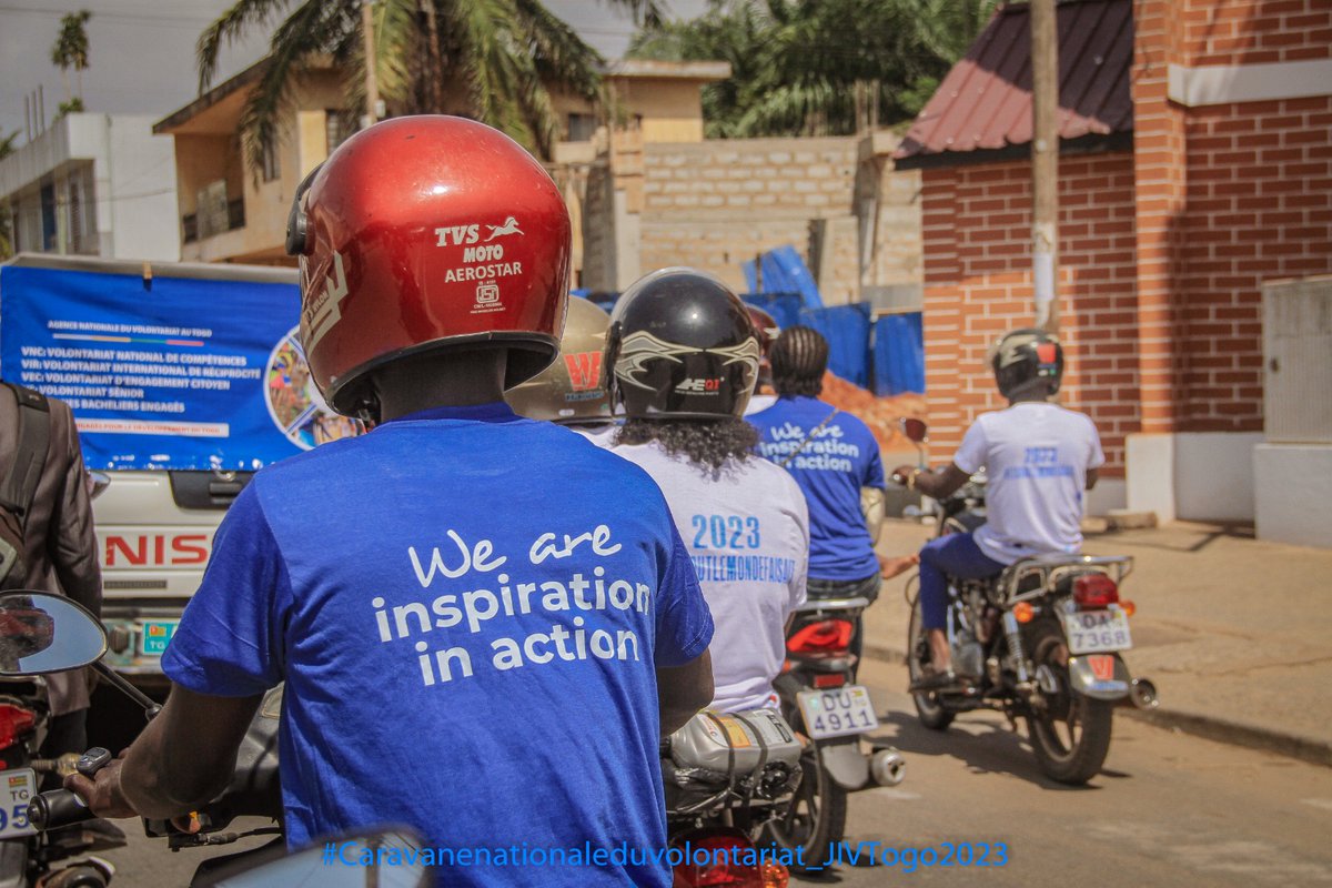 AudreyPrincia's tweet photo. La caravane des volontaires est arrivée ce lundi 4 décembre à Lomé en présence des membres du bureau sous régional du PNUD après les étapes de Dapaong, Kara, Sokodé et Atakpamé.
#SiToutLeMondeLeFaisait
#JIV2023
#UNVTOGO
#caravanenationaleduvolontariat
#programmevnu https://t.co/xysv2ndwLy