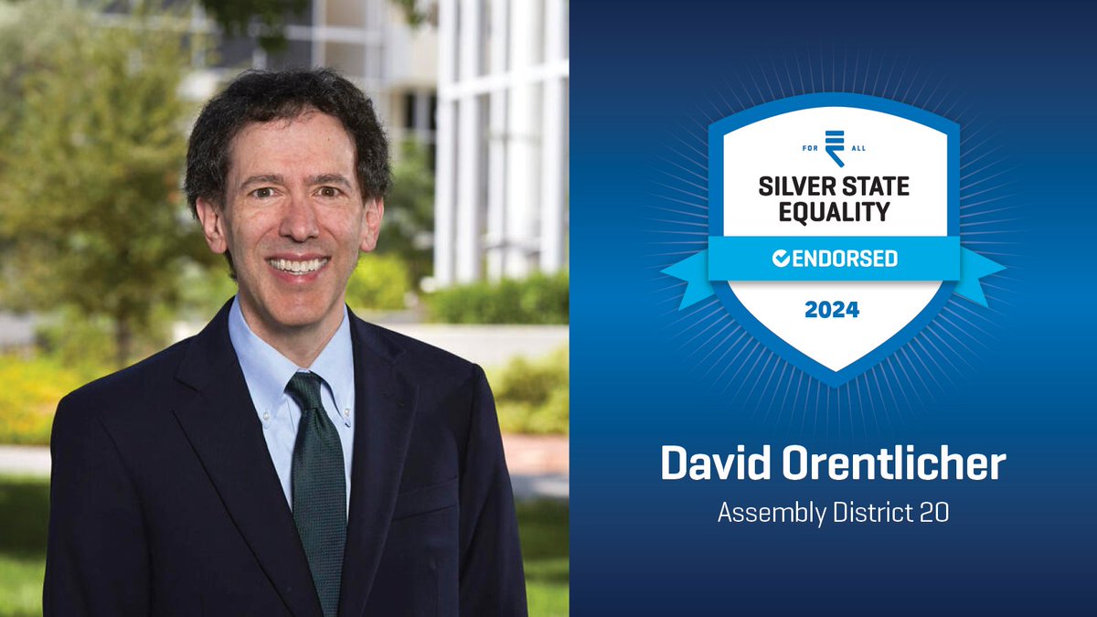 <a href="/rochellenguyen/">Rochelle Thuy Nguyen</a> <a href="/senator_neal/">Dina Neal</a> <a href="/Nicole4Nevada/">Nicole Cannizzaro</a> <a href="/LangeForSenate/">Senator Roberta Lange</a> @DallasHarrisNV @Daniele4NV <a href="/SelenaTorresNV/">Selena Torres-Fossett</a> <a href="/BrittMiller4AD5/">Assemblywoman Brittney Miller</a> <a href="/Duyfornv/">Assemblymember Duy Nguyen</a> @SteveYeagerNV <a href="/Carter4nv/">Max Carter II AD12</a> <a href="/EricaMosca14/">Erica Mosca (she/her)</a> <a href="/HowardWattsNV/">Howard Watts III</a> <a href="/CeceliaGNV/">Cecelia González</a> <a href="/Nv18Venicia/">VeniciaNV18</a> In Assembly District 20, we proudly endorse pro-equality champion <a href="/DOrentlicher/">Dr. David Orentlicher</a>. #2024Election