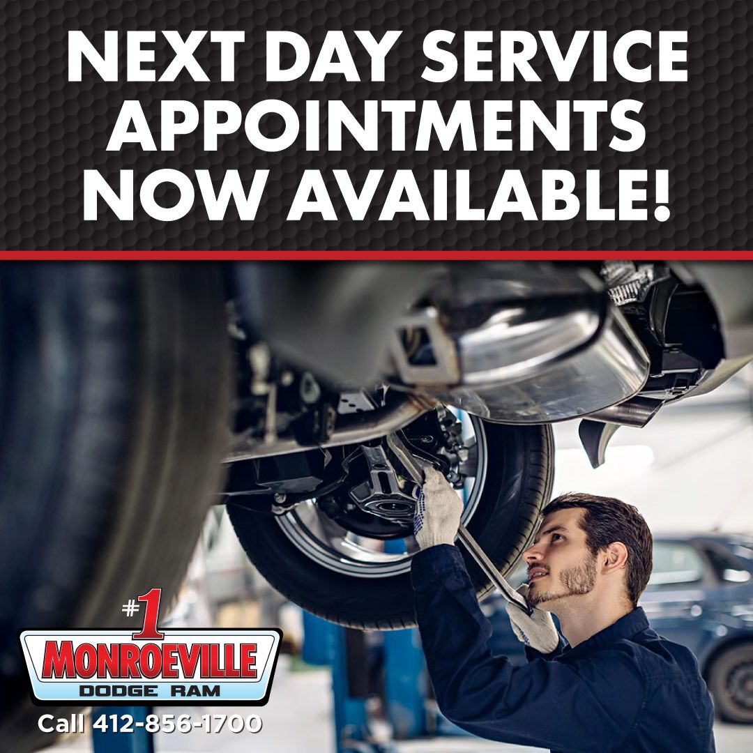 PghDodge's tweet image. We have next day service appointments!
Call 412-856-1700

#ServiceAppointments #Monroeville #MonroevilleDodgeRam #Pittsburgh