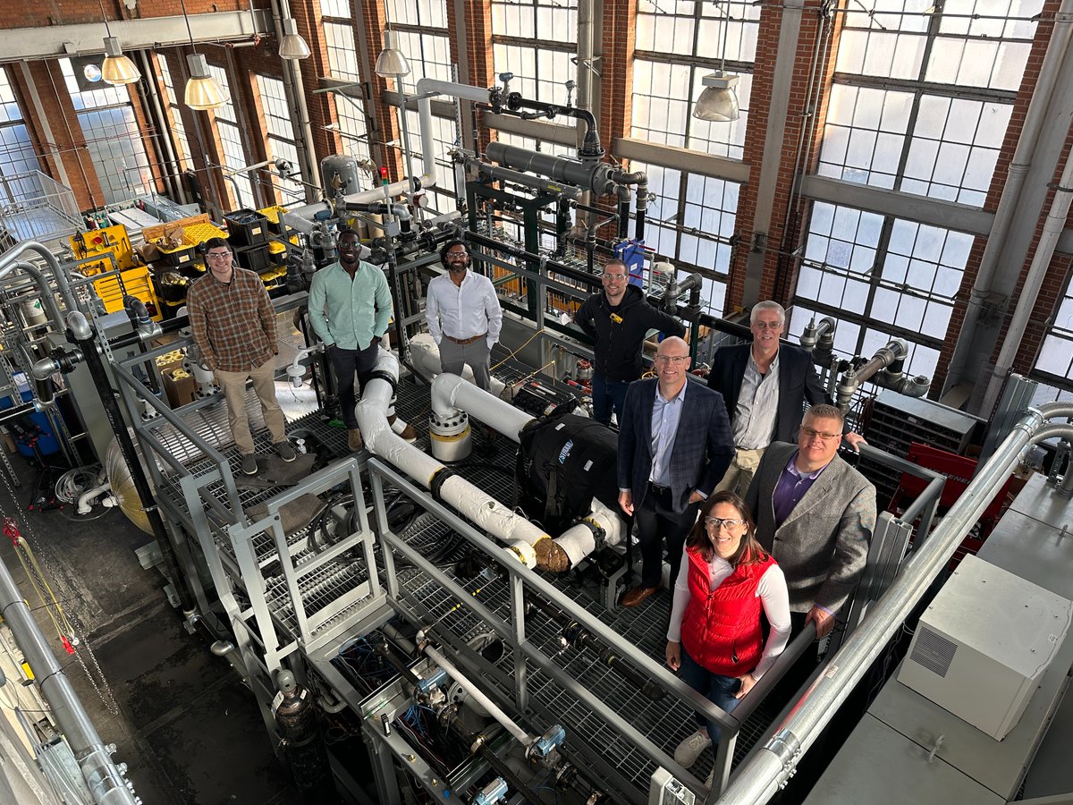 ARPA-E's Associate Director for Technology Dr. Jenifer Shafer visited <a href="/AtmosZeroSteam/">AtmosZero</a> to check out their experimental prototype air source heat pump for industrial steam at the <a href="/ColoradoStateU/">Colorado State University</a> Power House in Fort Collins, CO.

More here: arpa-e.energy.gov/technologies/p…

#ARPAEontheRoad