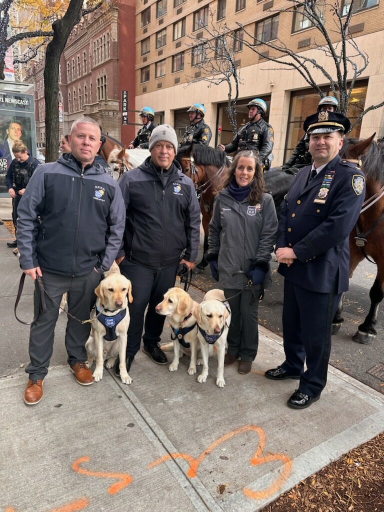 Our Peer Counselors, along with our 4-legged support pawls we're on <a href="/ABC7/">ABC7 Eyewitness News</a> to help feature the <a href="/nycpolicefdtn/">NYCPoliceFoundation</a> annual K9 and Friends calander.