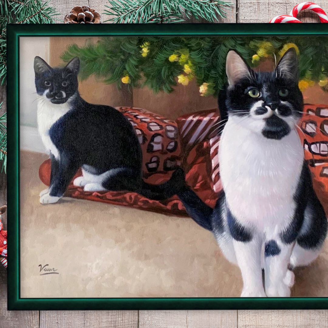 There are some VERY good boys and girls on Santa's list...
Who's on your list?🎅🐶😻🥰🎁🎄#paintyourlife