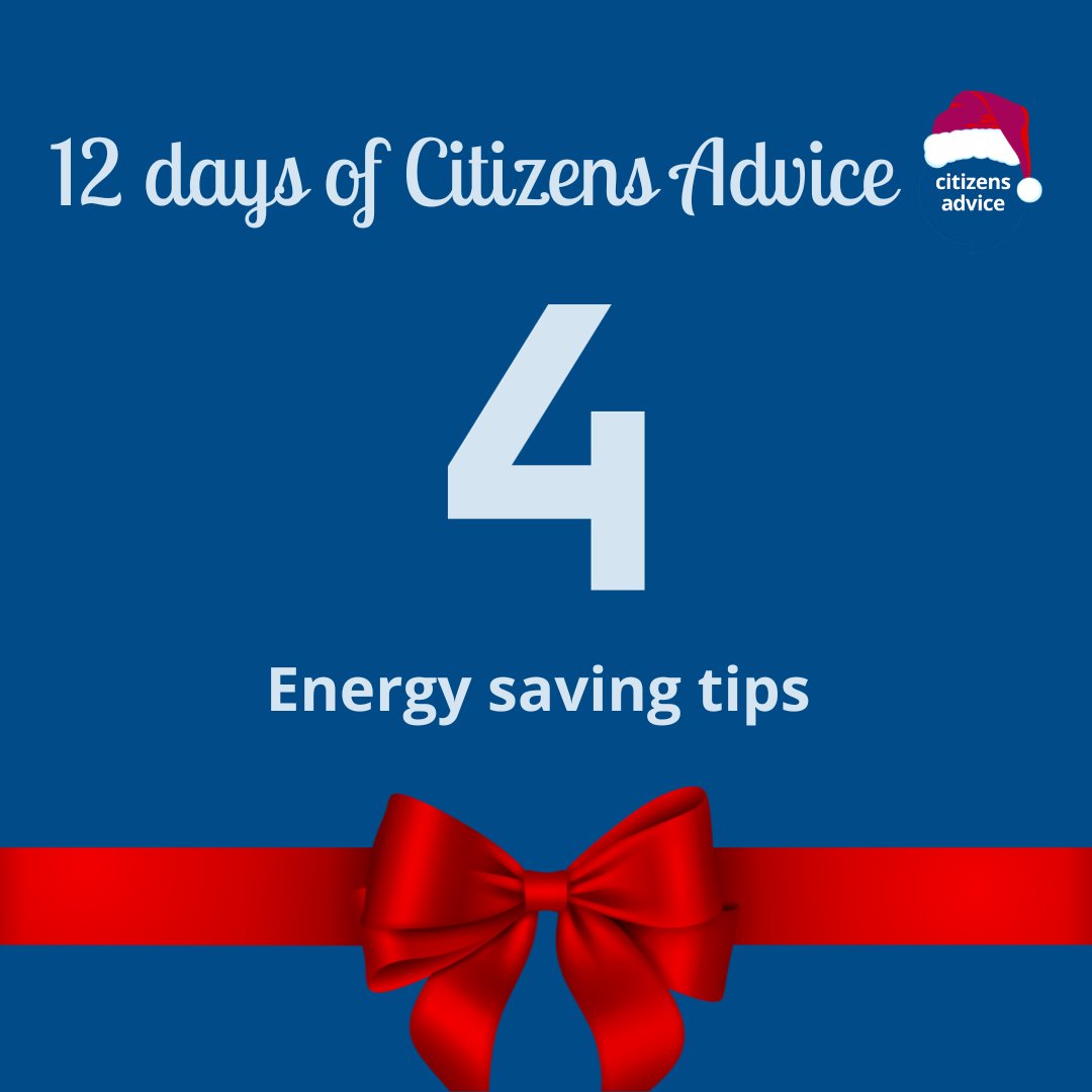 GuernseyAdvice's tweet photo. 🎄Day 4 of 12 Days of Advice🎄
Save on electricity! 💡Use LED lights for decorations, turn off lights when not needed, and choose energy-efficient appliances.
💡 Top Tip: Small changes make a big difference! Be energy-smart this season.
#12DaysOfAdvice #CitizensAdvice https://t.co/ZHP069470d