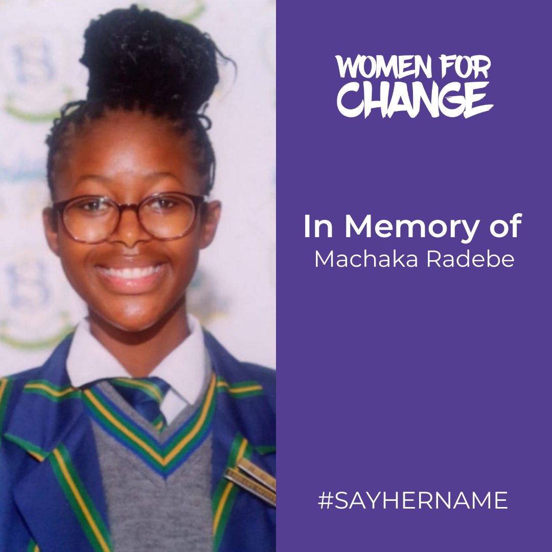 womenforchange5's tweet photo. Machaka Radebe,16, lifeless body was found by a passerby in a field near Phase 9, Bloemfontein, on 4 December 2023. Machaka was last seen by her brother on 2 December 2023 in their home in Rocklands, Bloemfontein. https://t.co/N01fuA92u7