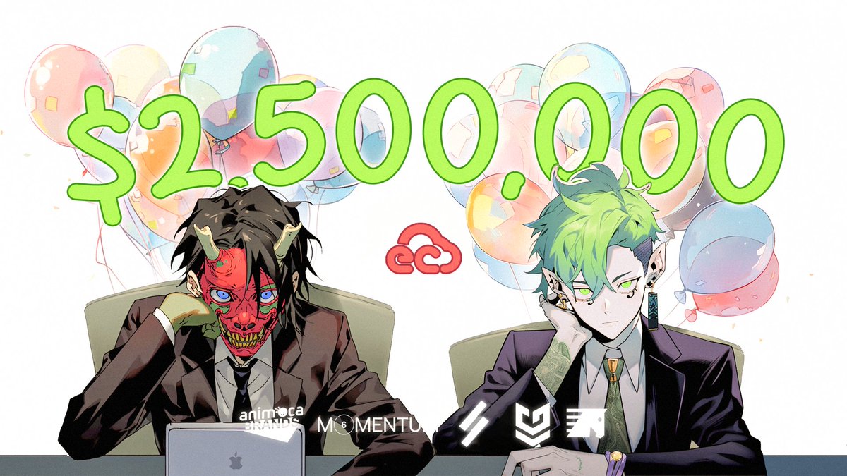 1/ Proud to announce we've raised an additional $2.5M from a bunch of great investors to carry on our mission of building fun games with user-owned digital collectibles.

With participation from Animoca Brands, Momentum 6, GameFi Ventures &amp; more 👇