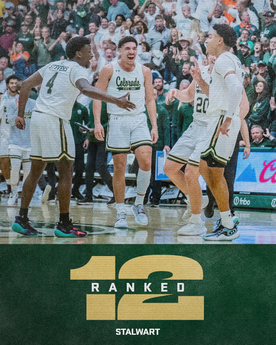 𝓗𝓲𝓼𝓽𝓸𝓻𝔂 𝓜𝓪𝓭𝓮 Highest rankings in program history! No. 12 in the Coaches Poll No. 13 in the AP #Stalwart x #TeamTogether