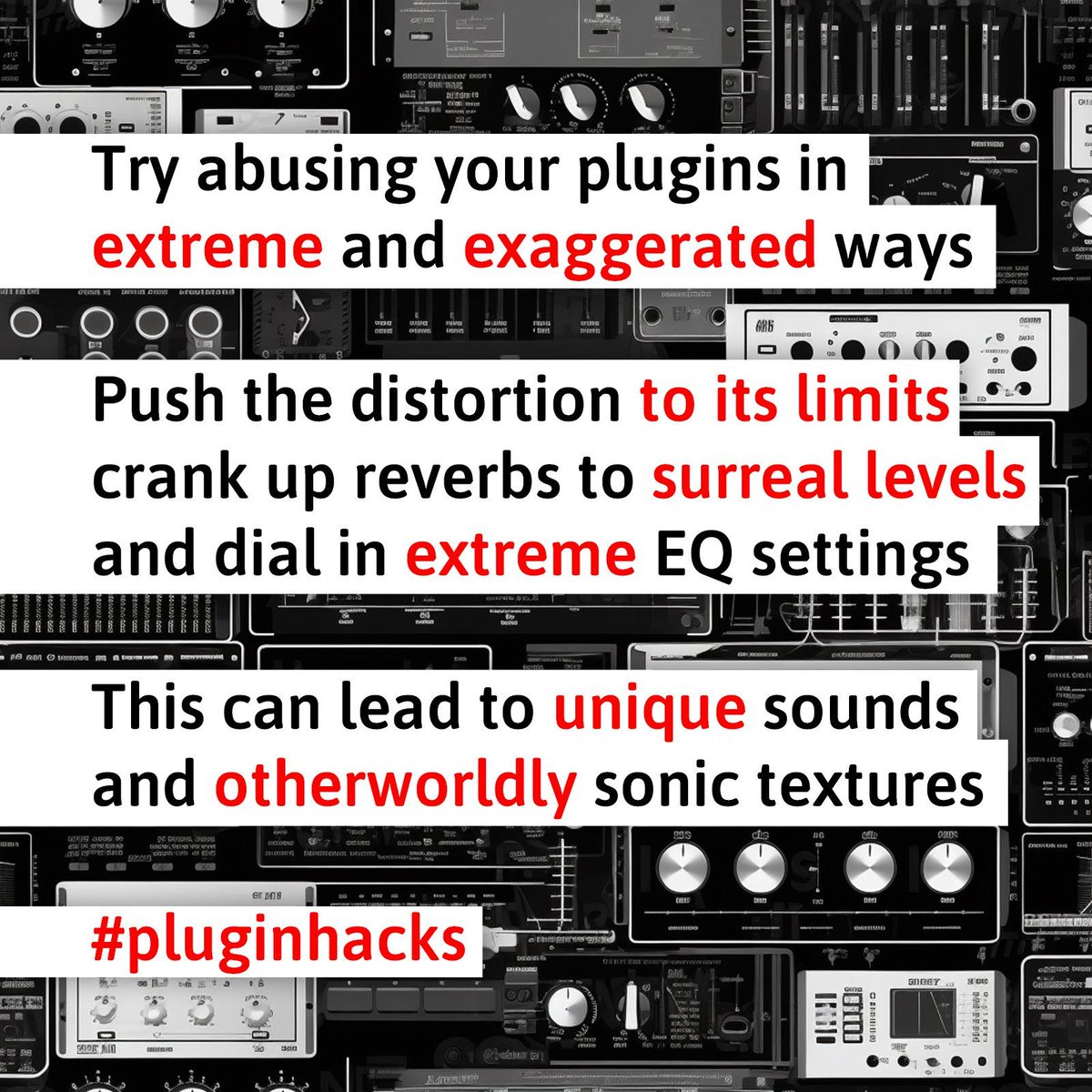 AudioPluginGuy's tweet photo. Try abusing your plugins...? #pluginhacks https://t.co/PUC9cGcz7M