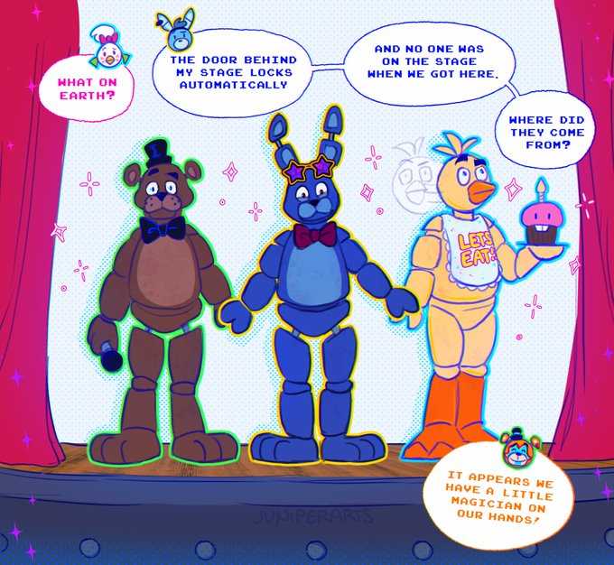 Pt 3 ⭐️ Old meets new #fnaf #bonniefnaf #securitybreach