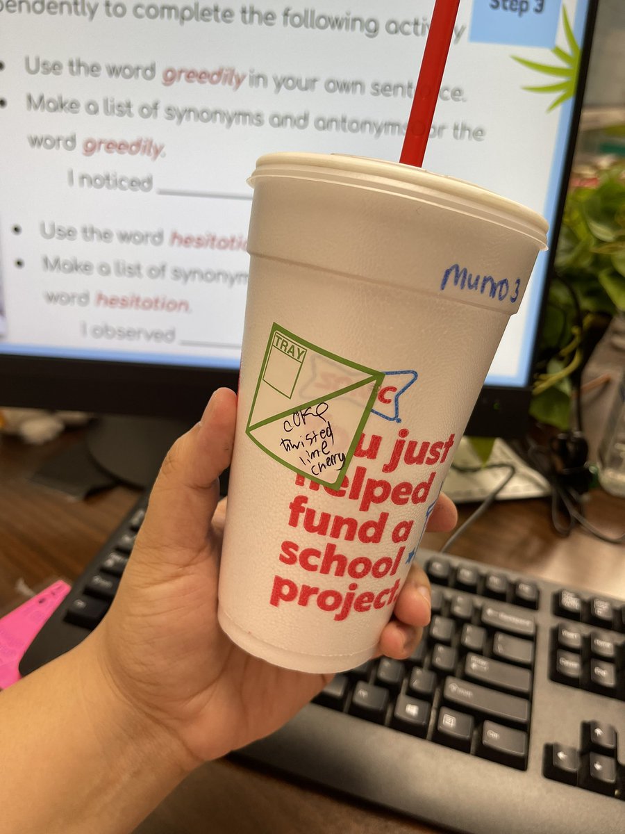MrsGMunro's tweet photo. Thanks @boosterfunrun for the @sonicdrivein  drinks! https://t.co/EgDQrJ7DOx