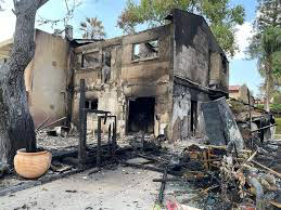 HilmanDana's tweet photo. @AlnaouqA Be'eri, after October 7th.
All the kibutzim in the area were destroyed. People murdered in the most horrific ways possible.
What did you expect to get after that? Flowers? 
You wanted war- you got war. Soak it in. Too harsh for you now? Don't mess with Israel. Like, Ever. https://t.co/MnANGaZ1oY