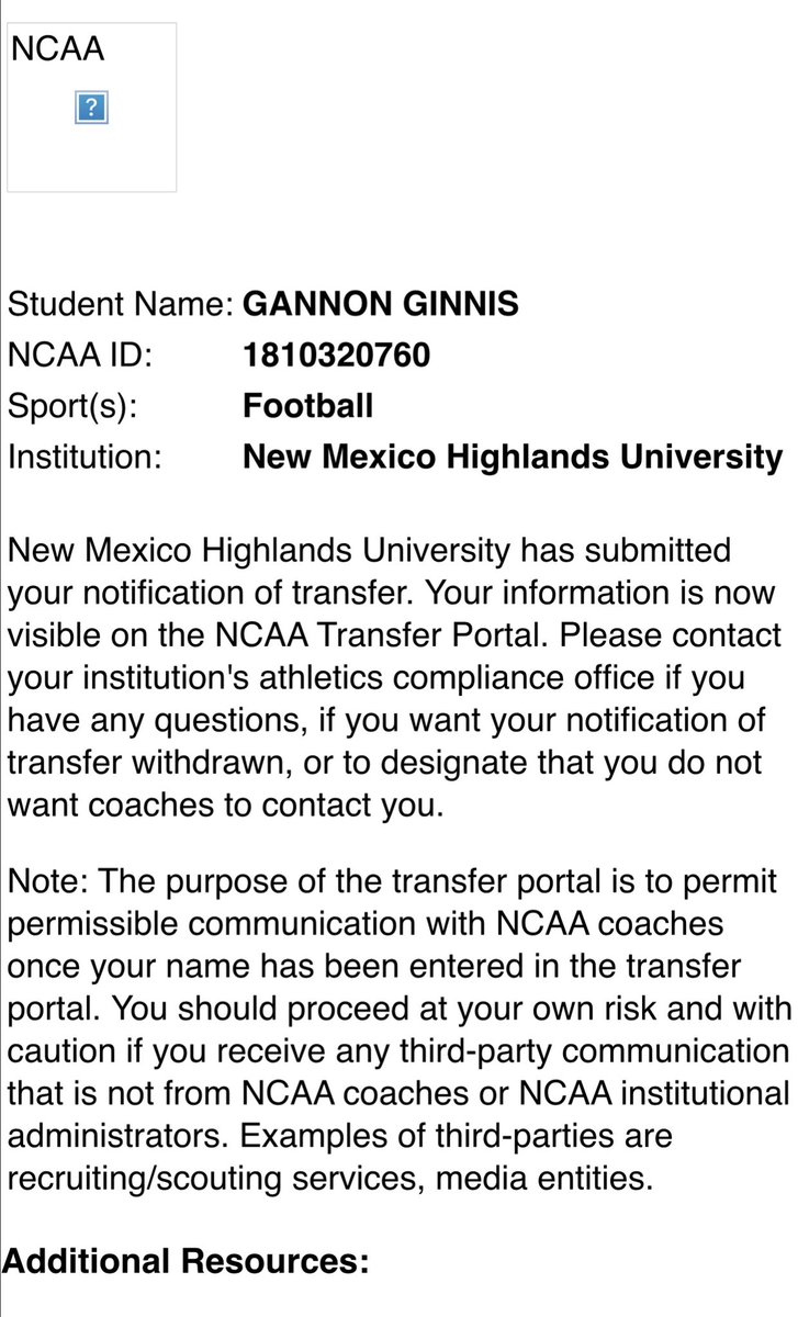 Officially in the transfer portal. 1 year left of eligibility. 7 Games played 35 tackles, 3 fumbles 1 forced fumble 1 interception and 1 sack. Played OLB and Corner during the season but can play inside backer, nickel or safety.