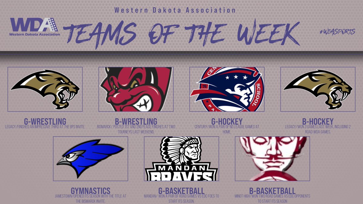 WDAsports's tweet photo. TEAMS OF THE WEEK https://t.co/dy2wJ1Y6gr