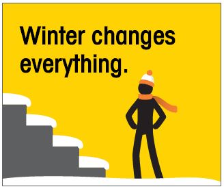 This winter, put the freeze on slips, trips, and falls.  

During the winter months, injuries due to slips, trips, and falls increase in the workplace. We've compiled a list of tips and resources to help you prevent these injuries. worksafeforlife.ca/safetymattersb…