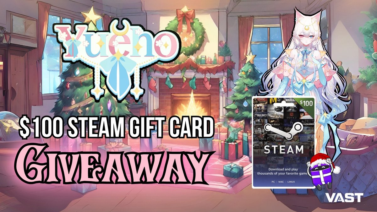 yuerivt's tweet image. Yue is collab with @VastGG for this $100 Steam Card giveaway!

To enter, perform these tasks via the link below:

Like &amp;amp; RT (No Quote)
Follow @yueho_ &amp;amp; @VastGG 

Enter Here: vast.link/yueho