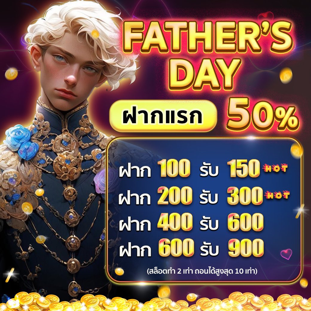 #4KINGBET 👑

🦋 FATHER"S DAY 🦋

#โปรทุนน้อยมาแรง  #ทุนน้อยแตกหนัก 
#ฝากแรก50% #โปรฝากแรก 

🦄สมัครคลิกเลยย  : bitly.ws/Q7uZ

🏆 4kinggames.com 💙
