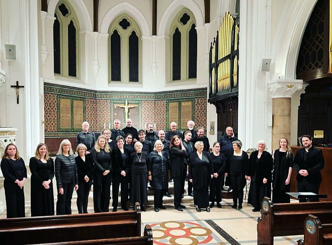 Thank you to all who came to our winter concert yesterday! 
Here we are post-performance.