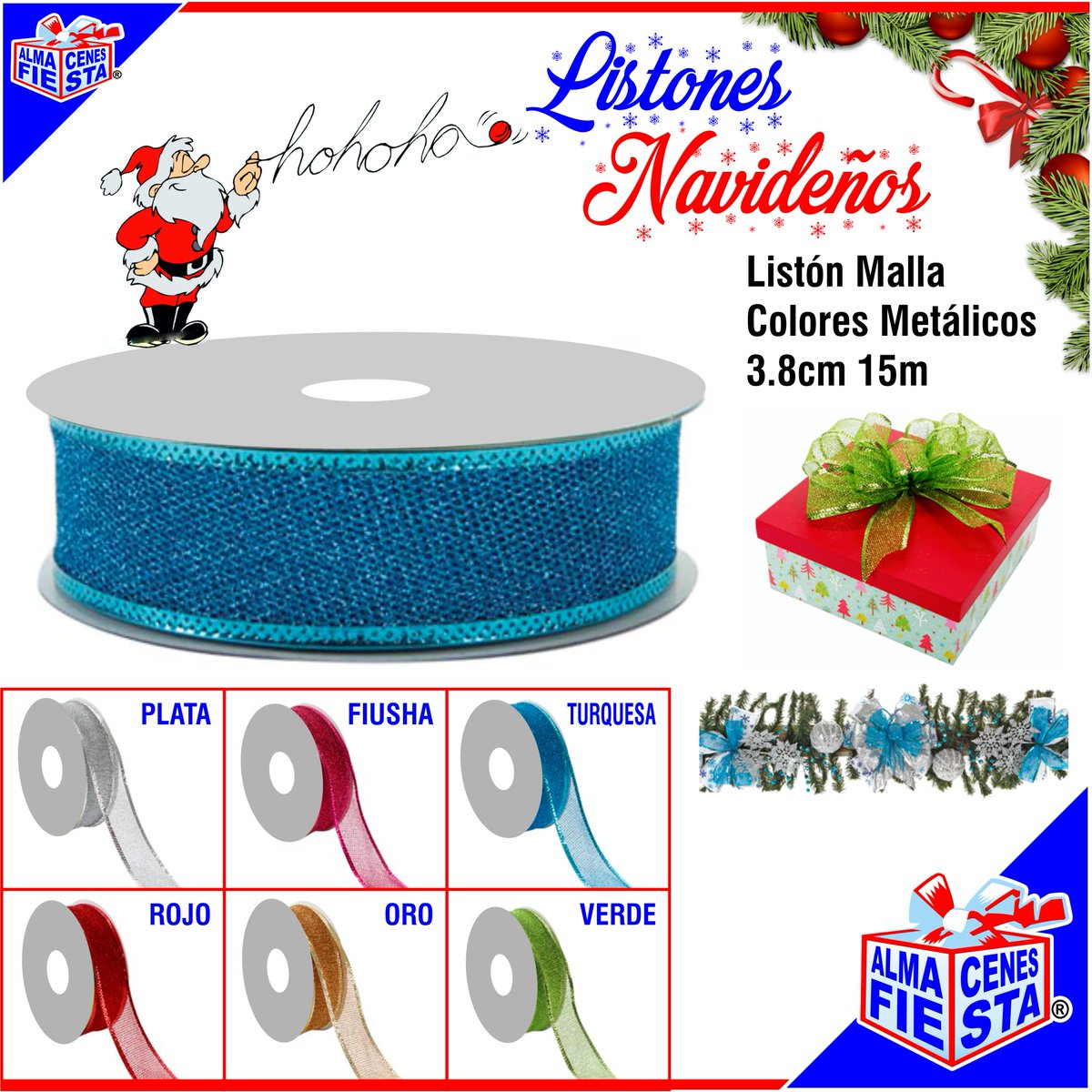 almafiesta64's tweet image. #Listones #Navideños en colores metálicos diferentes modelos
Para más informes 📷📷📷 bit.ly/2E0Vi2B
O manda mensaje privado y con gusto atenderemos tus dudas 📷